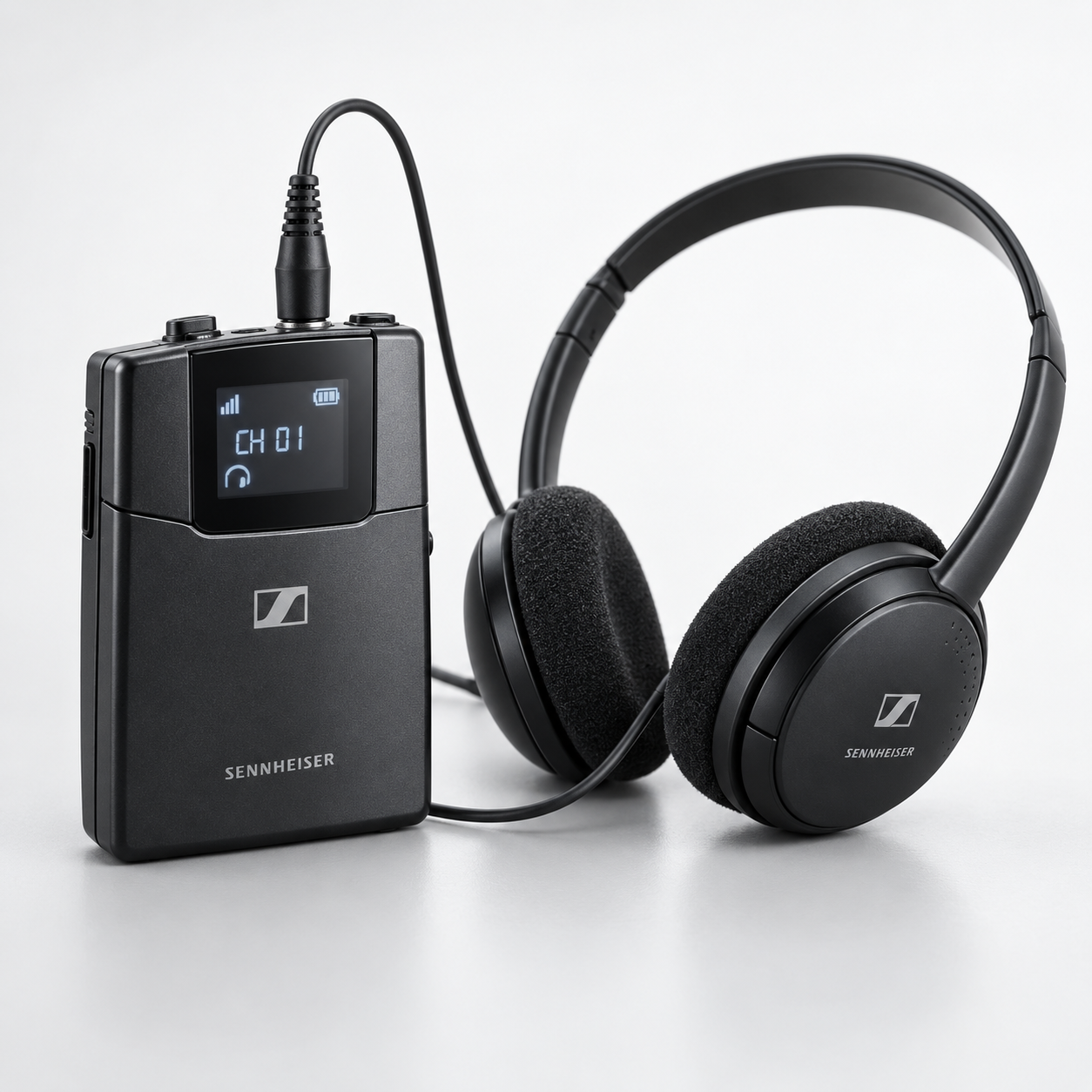 Sennheiser — عائلات الاستماع والمساعدة السمعية