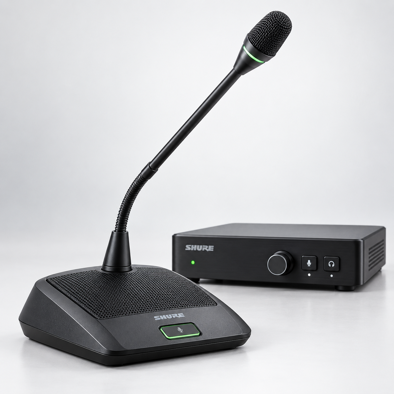 Shure — أنظمة المؤتمرات والميكروفونات Microflex